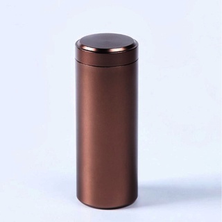 Mini metal Airtight Matcha Canister Tea Box Powder Caddy Container 4.5*6.5CM 