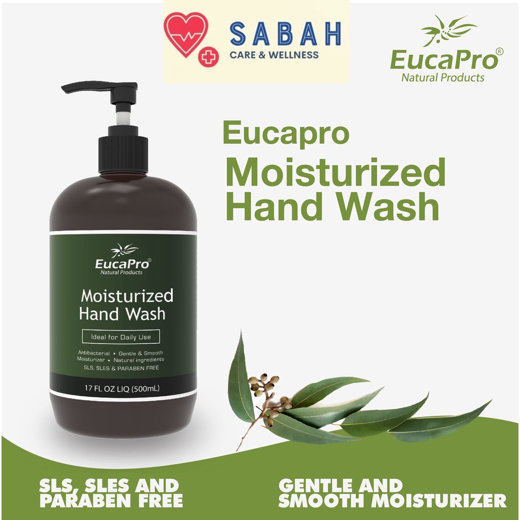 EUCAPRO Antibacterial Moisturized Hand Wash Eucalyptus (Gentle To