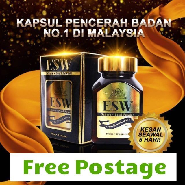 ESW EXTRA SKIN WHITE (Pencerah Muka, Pemutih Kulit, Ubat 