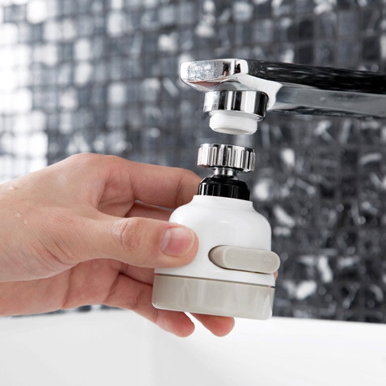 Water Tap Filter Faucet Splash Proof Filter Rotating