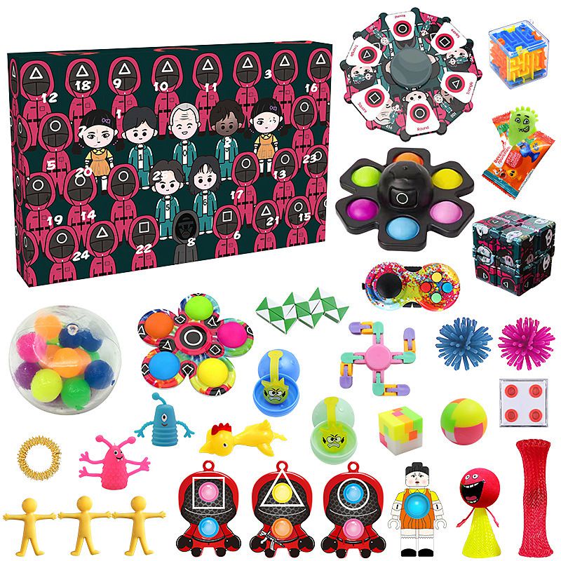 New】Fidget Advent Calendar Pop It 