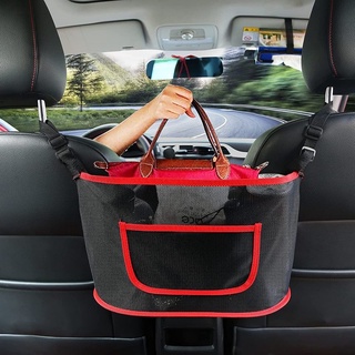 Barrier of Backseat Pet Kids Cargo Tissue Purse Holder Pocket Seat Back Net Bag Upgraded Driver Storage Netting Pouch Seektop Car Mesh Organizer 