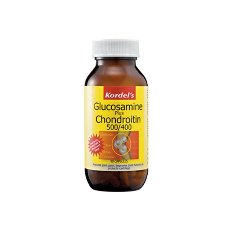 KORDEL’S GLUCOSAMINE+ CHONDROITIN 500/400 90s (Joint Relief)