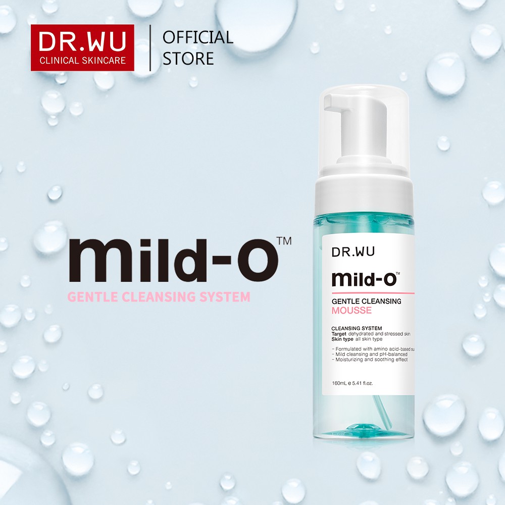 dr wu mild o gentle cleansing mousse
