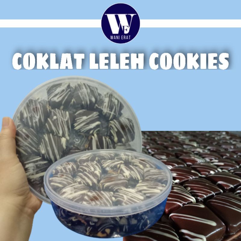 Shop Malaysia Kuih Raya Coklat Leleh Cookies Biskut Coklat Leleh 40pcs Shopee Singapore