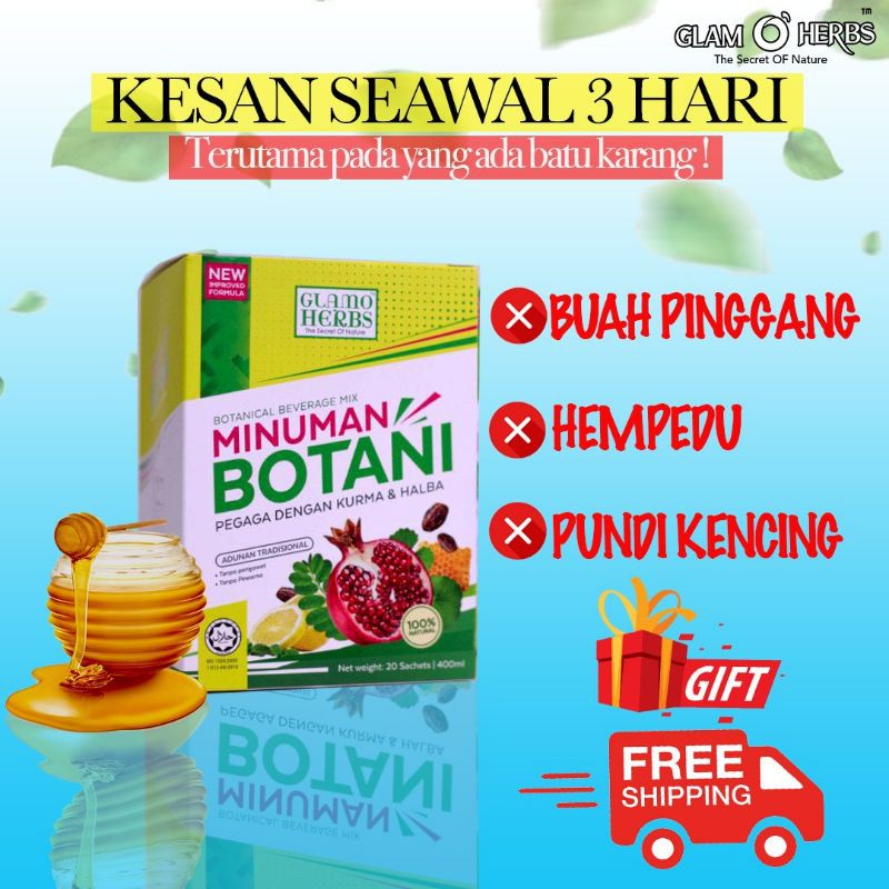 Fast Shipping Ubat Batu Karang Glamoherbs Glamohealth Original Hq Freepost Mystery Gift Shopee Singapore