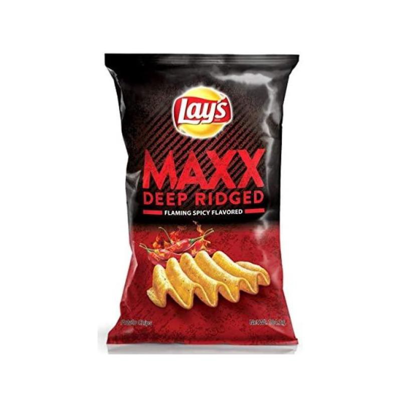 Lay's Maxx Flaming Spicy Potato Chips, 184.2g - Dkshsg(expiry:4 11 2021 