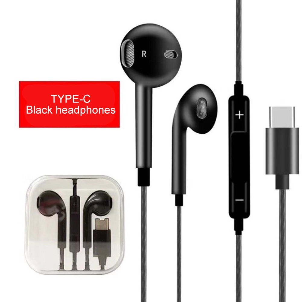 wired earphones with mic noise cancelling