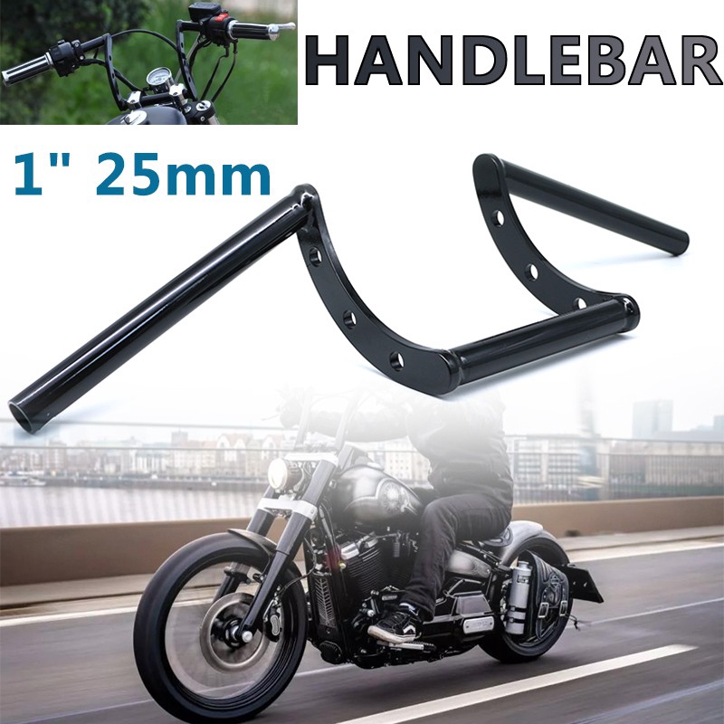 1 Motorcycle Z Handle Bars Tracker Handlebars Drag Z Bar For Harley Sportster Chopper Dyna Yamaha Suzuki Shopee Singapore