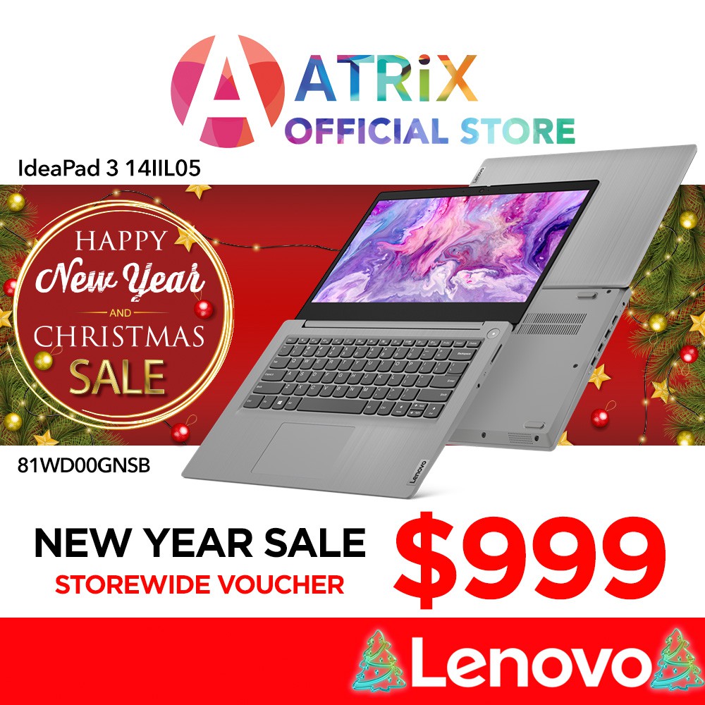 Lenovo Ideapad 3 81wd00gnsb 14inch Fhd Ips I5 1035g1 8gb Ram 256gb Ssd 1tb Hdd Mx 330 Dedicated Graphics Shopee Singapore
