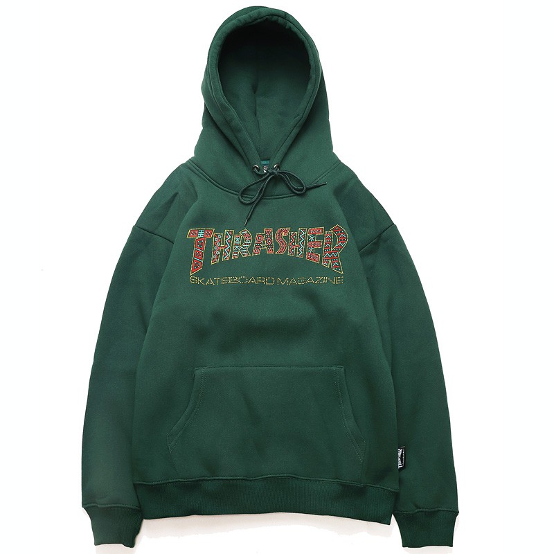 thrasher hoodie green