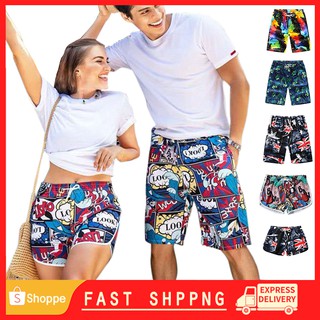Couple Beach Pants Male Loose Quick-drying Casual Shorts Home Fashion Casual Breathable Light Weight Shorts
