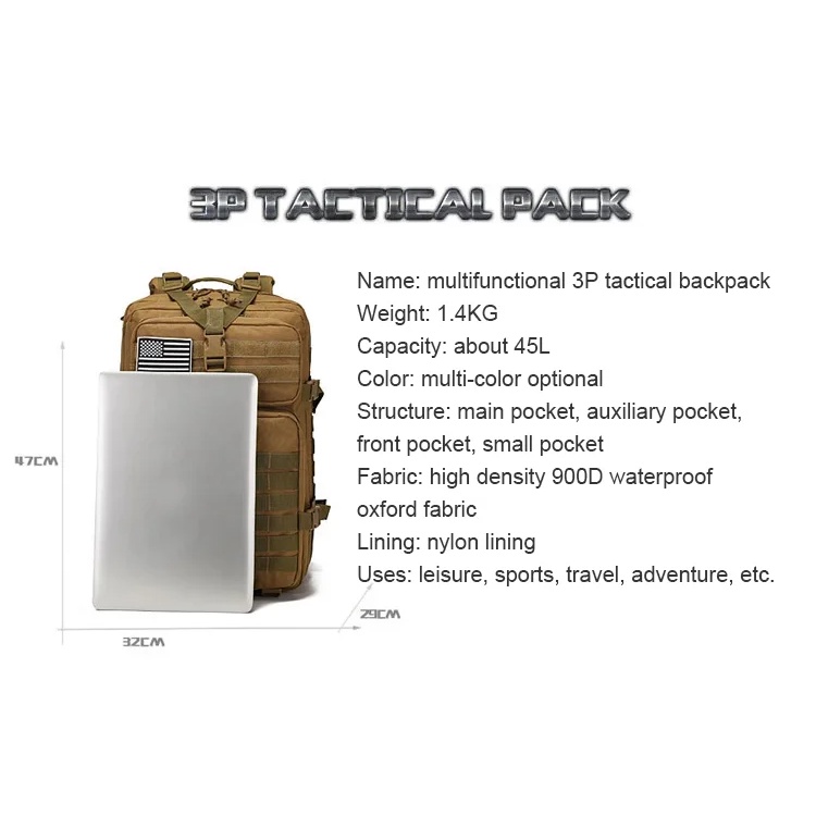 Image of SL-Military Fan Waterproof Military Backpack #8