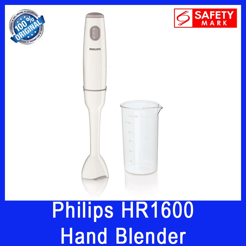 Philips HR1600 Hand Blender. 550W. Plastic Bar. 1 Speed. Single Switch