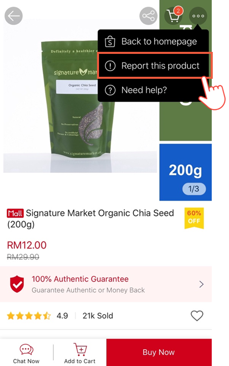 [Seller Basics] How can I report a user or an inappropriate product ...