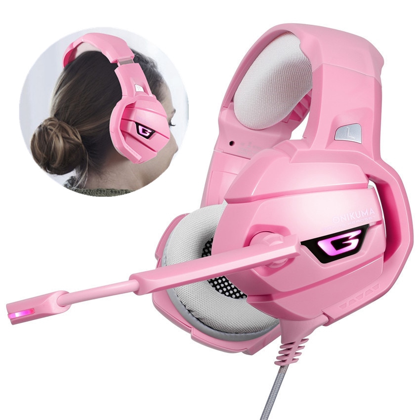 pink ps4 headphones