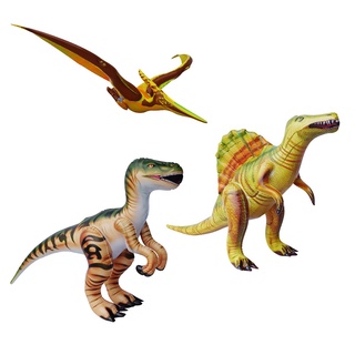 4D Dinosaur Balloon Large Triceratops Velociraptor Foil Balloon Kids Toy Boy Birthday Party Decoration #3