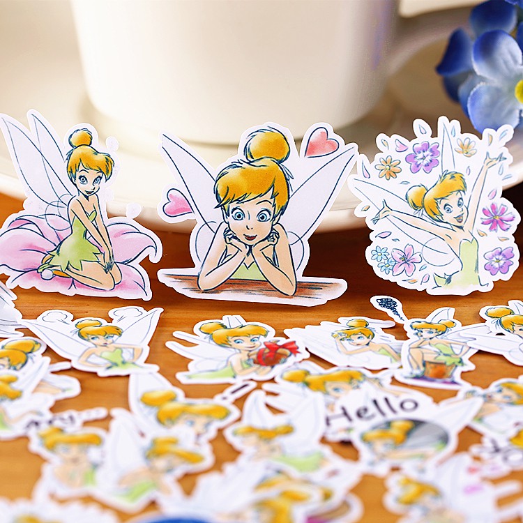 tiny tinkerbell scrapbook planner stickers 46 shopee singapore