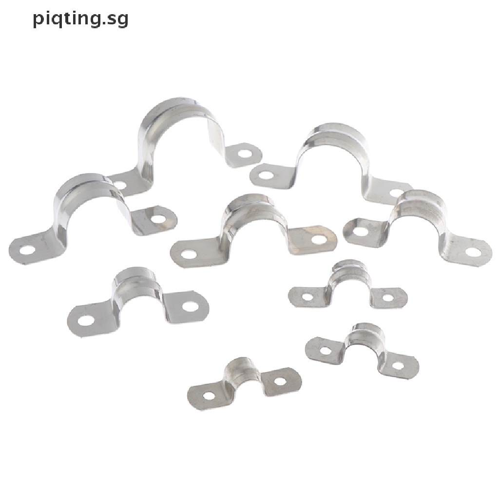 PP 10pcs U Shaped Saddle Clamp Water Hose Tube Pipe Clips Water Filter  32mm New SG