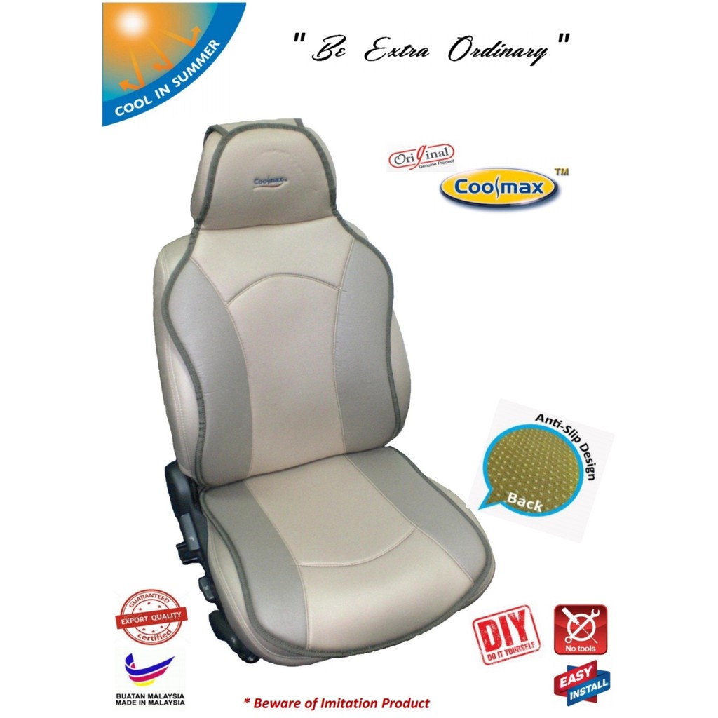 Coolmax Supreme Series Universal Car Seat Mat Car Cushion Kusyen Kereta Shopee Singapore