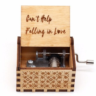 New Arrivals You are my sunshine Over the rainbow Happy birthday Falling in love wooden music box birthday favors gift
