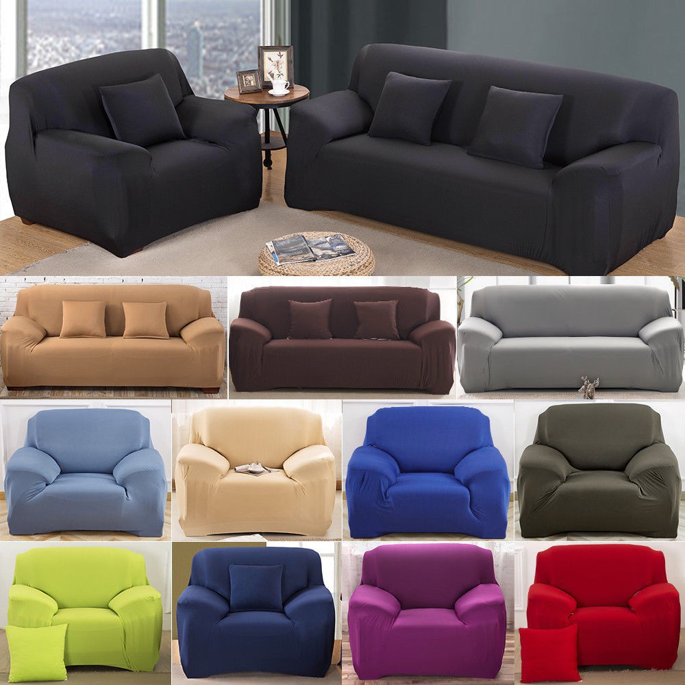 Home & Garden 1 2 3 4 Seater L-Shape Sofa Couch Case Slip Covers Home