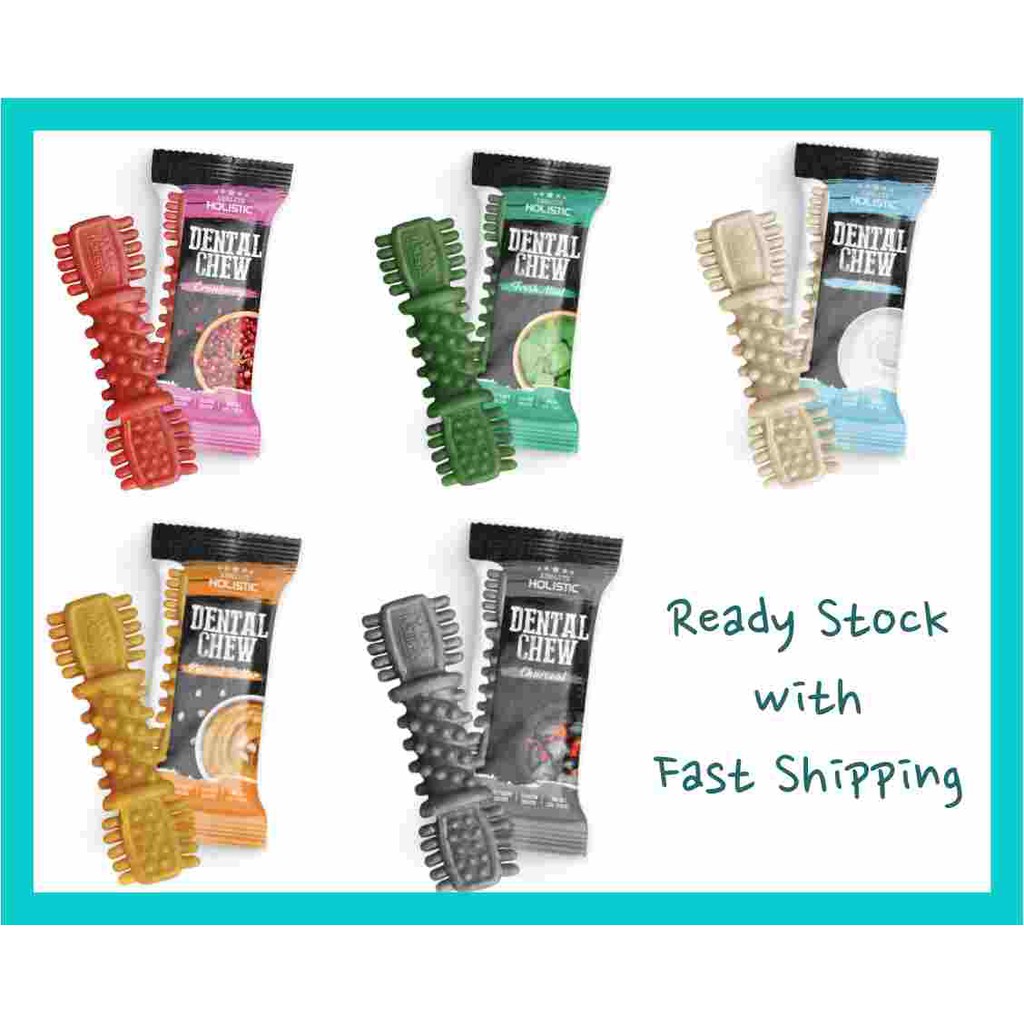 Shop Malaysia Absolute Holistic Dental Chew Dog Chewing Bone 4 Inch Dog Dental Care Shopee Singapore