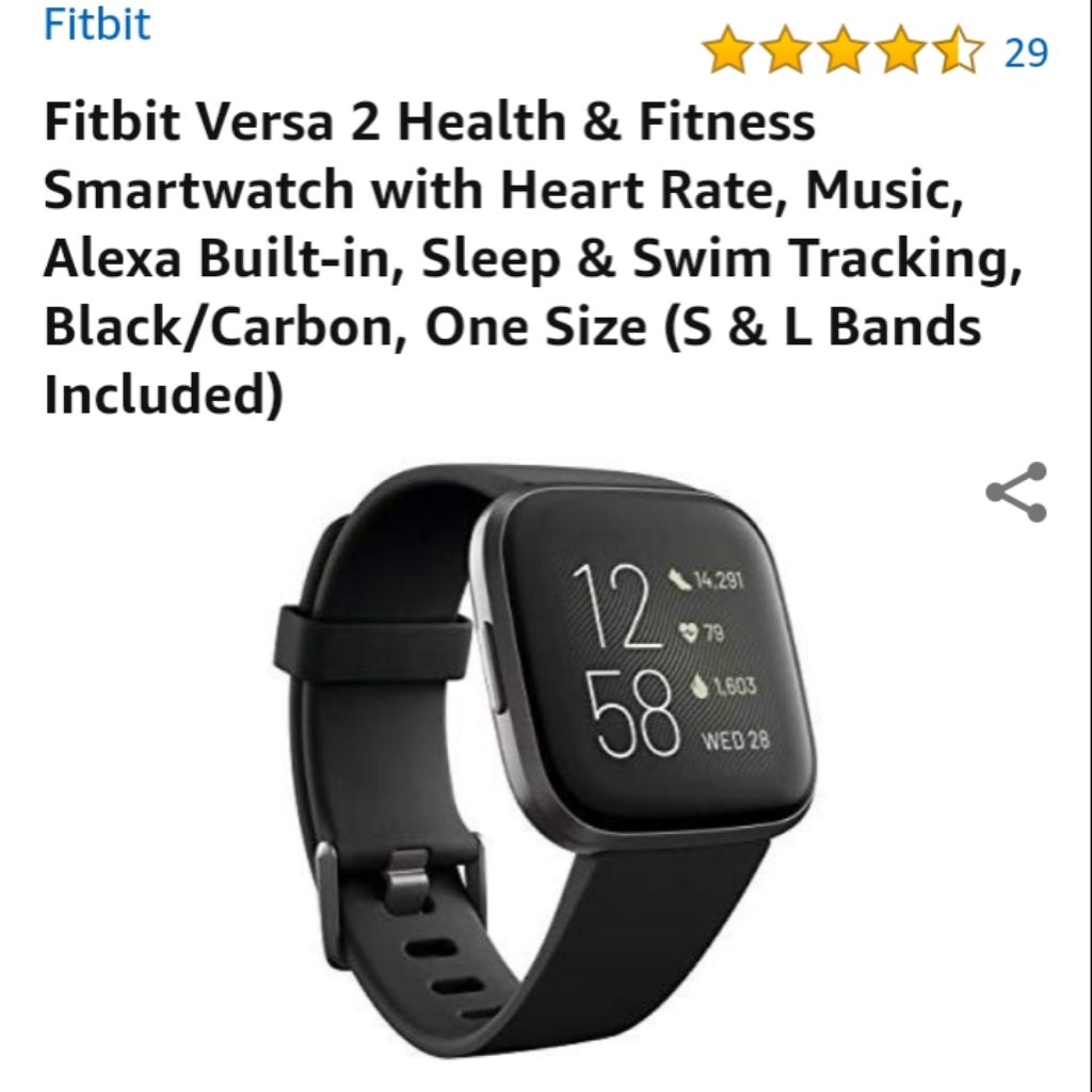 display fitbit versa 2