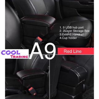 Armrest A9 9 USB Port Perodua Aruz Axia Bezza Iriz Myvi 