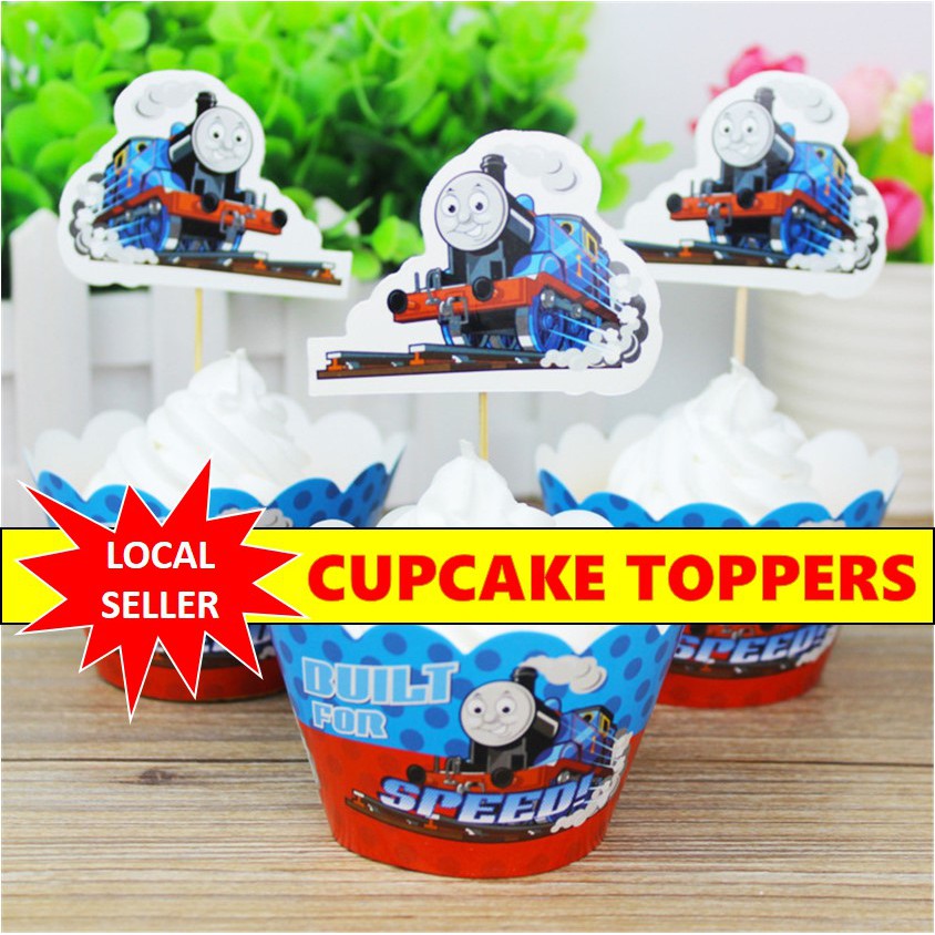 Thomas Train Cupcake Toppers Kids Party Supplies Birthday Party