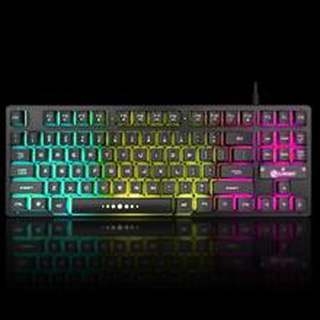 (SG) 87-Keyboard LED Gaming Keyboard Rainbow Light