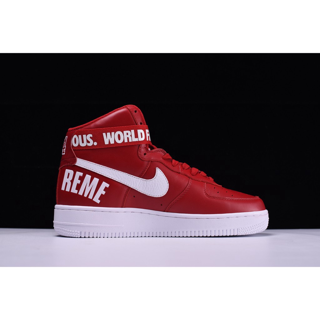 supreme air force 1 red