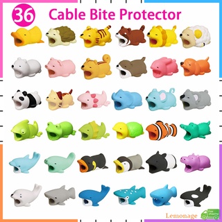 【Buy 5 Get 1 Free】1Pc Cute Animal Cable Bite Cord Cable Protector Cable Winder Compatible For iP Phone Android Charger Protector