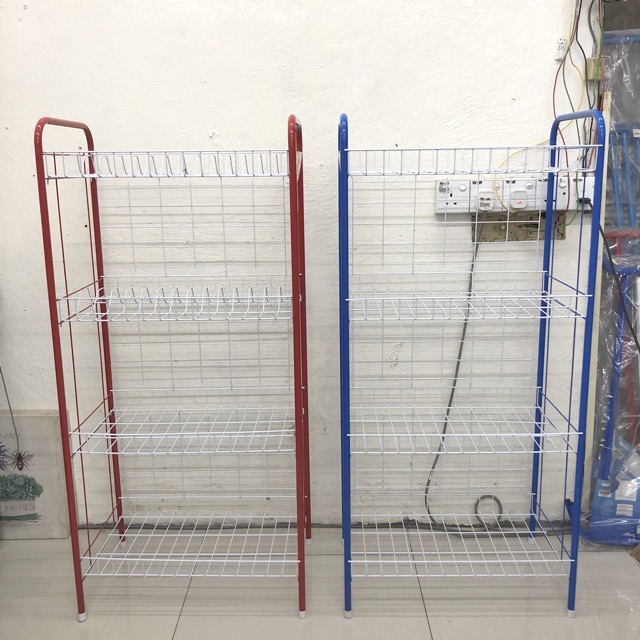 Shop Malaysia 4 Tier Dish Rack With Without Plate Holder Rak Pinggan Besi Shopee Singapore