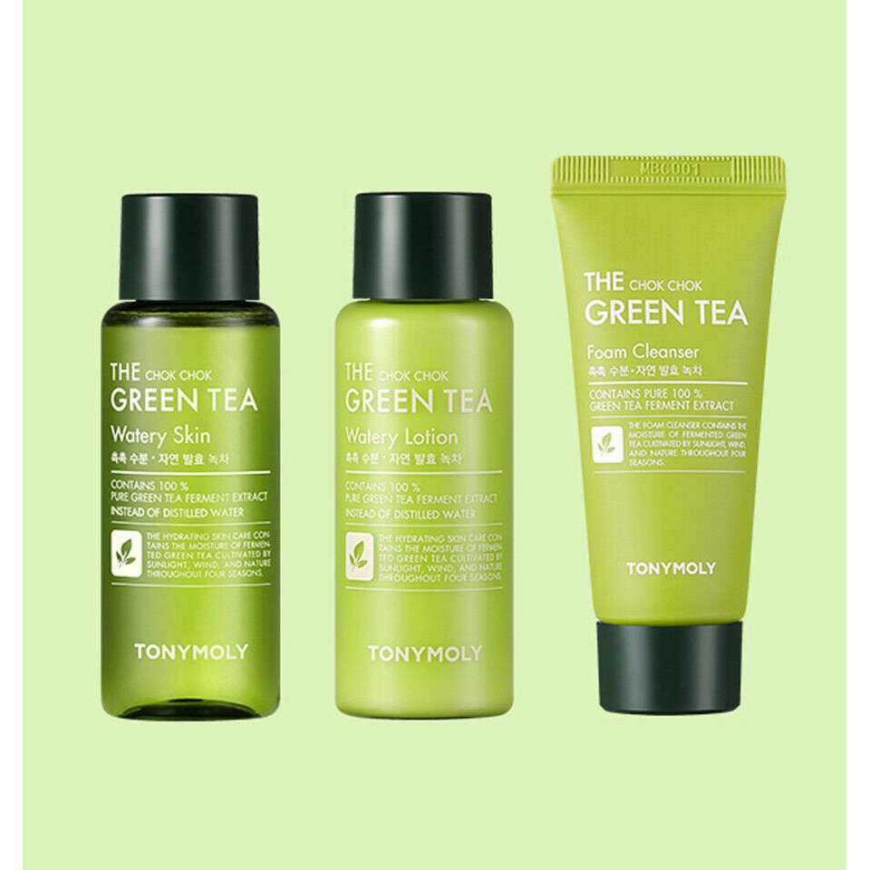 tonymoly the chok chok green tea foam cleanser