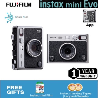 Fujifilm Instax Mini Evo Hybrid Digital Instant Camera  + 1 Year Warranty + Free Gift (while stock last!)