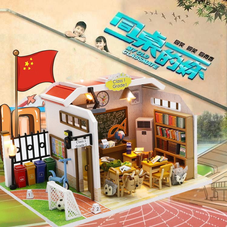 diy miniature classroom