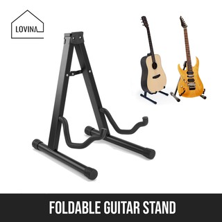 Foldable Acoustic Guitar Stand Portable Electric Guitar Bass Violin Holder Instrument Display