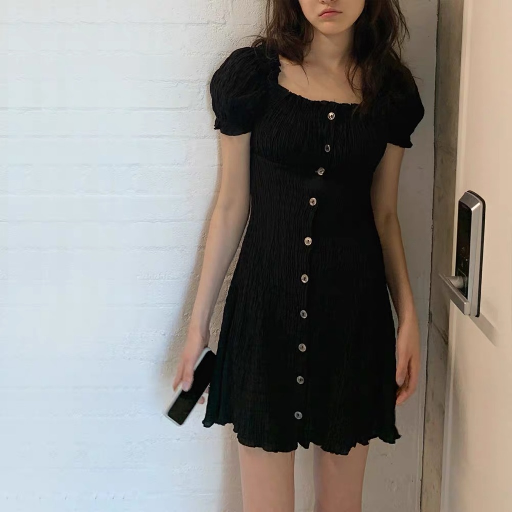 button down dress shopee