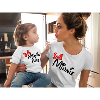 Image of Mommy and Daughter Shirts Minnie Me T-Shirt Family Matching Outfits