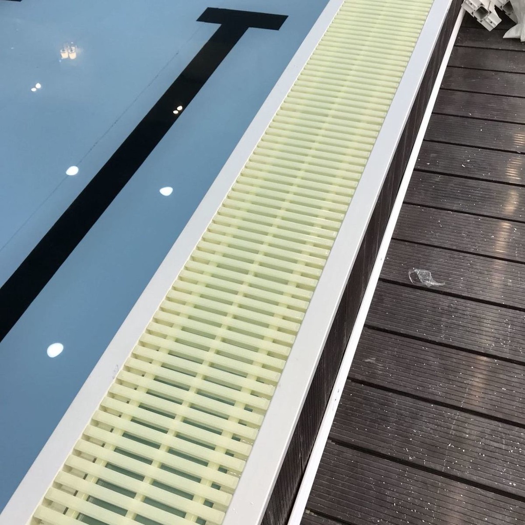 Swimming Pool Drainage Overflow Grille Cover Plate ThreeInterface Non