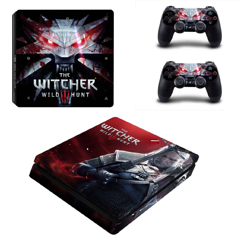 The Witcher 3 Wild Hunt Themed Skin Sticker Set For Ps4 Slim Console And Controller Stickers Decal 10 Colors Available Shopee Singapore