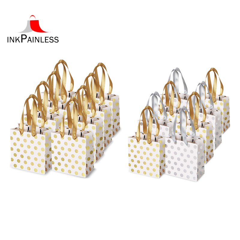 mini gold gift bags