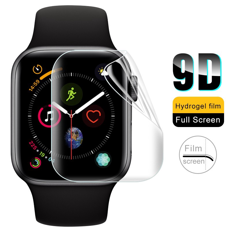 9d Full Hydrogel Film Protector For Apple Watch 1 2 3 4 38 40 42 44 Glass Film Shopee Singapore