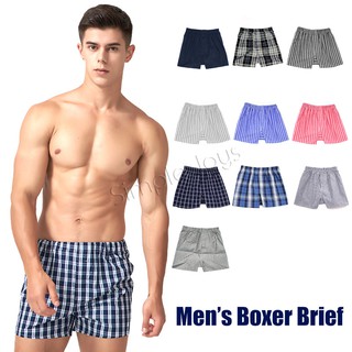 Image of Men's Tartan Boxer Brief Underwear