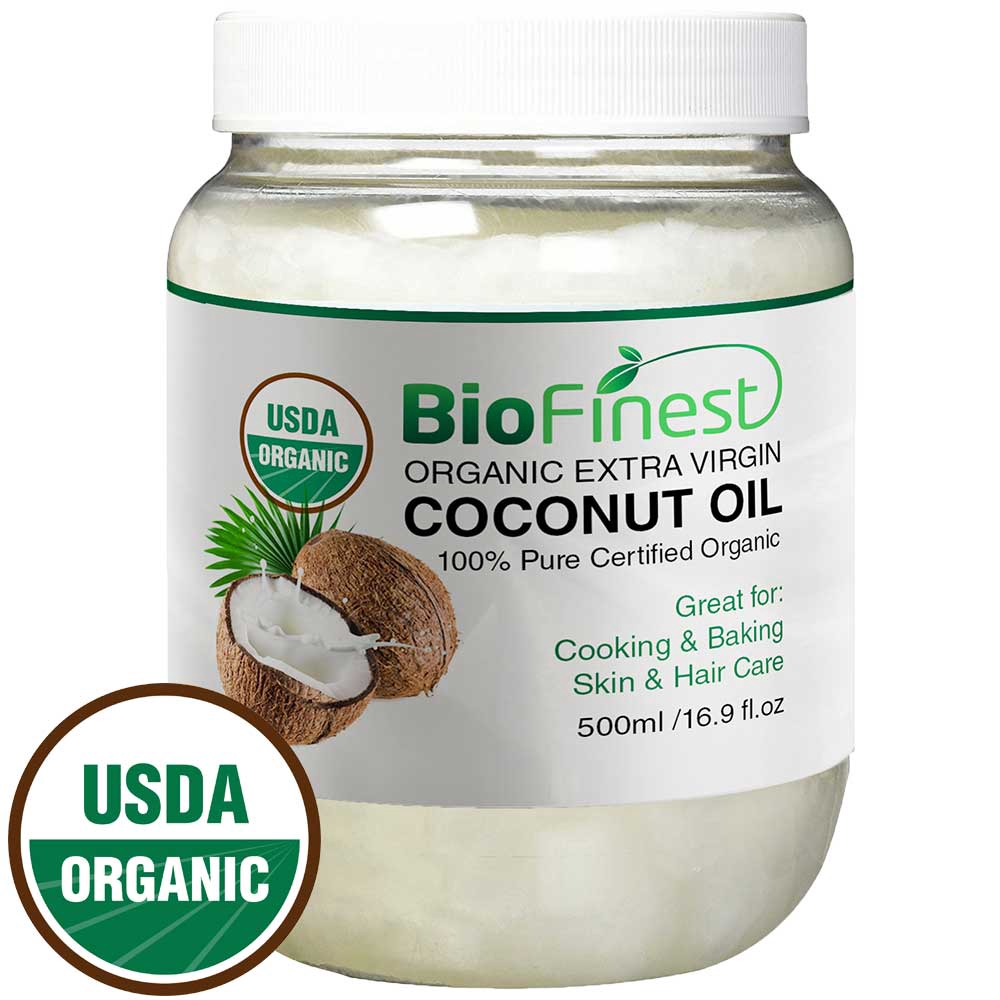 Coconut Oil USDA Organic Extra Virgin ColdPressed Unrefined For