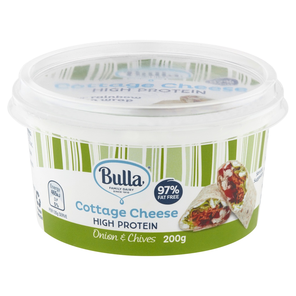 Bulla Cottage Cheese Onion & Chives 200G Shopee Singapore