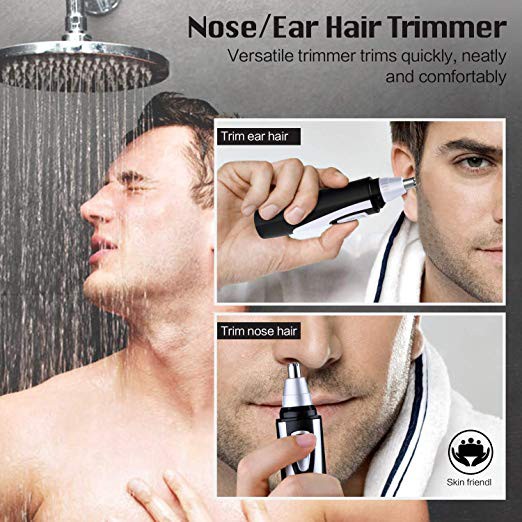 FlePow Ear and Nose Hair Trimmer Clipper - 2019 Professional Painless  Eyebrow and Facial Hair Trimmer for Men and Women | Shopee Singapore