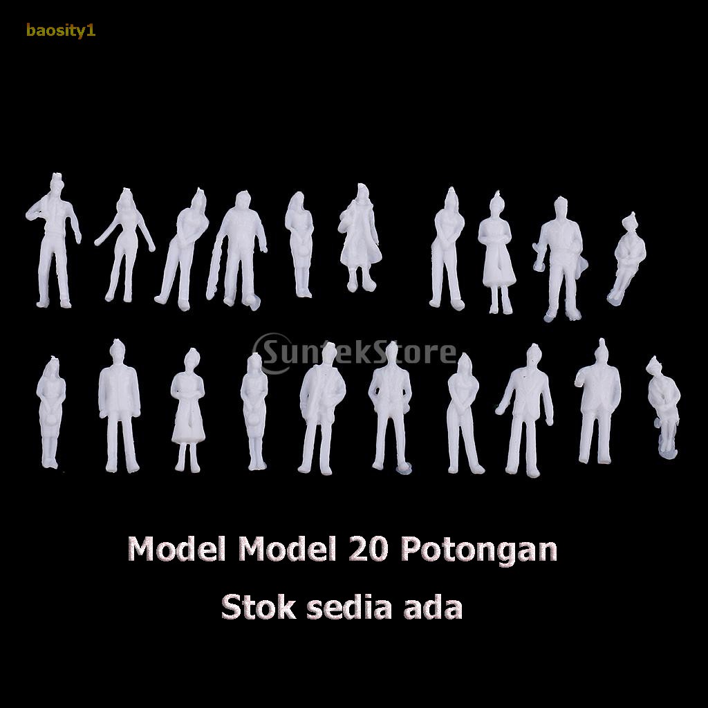 20x Scale 1:100 Painted Model Figure People Swimmer Layout Landscape Models