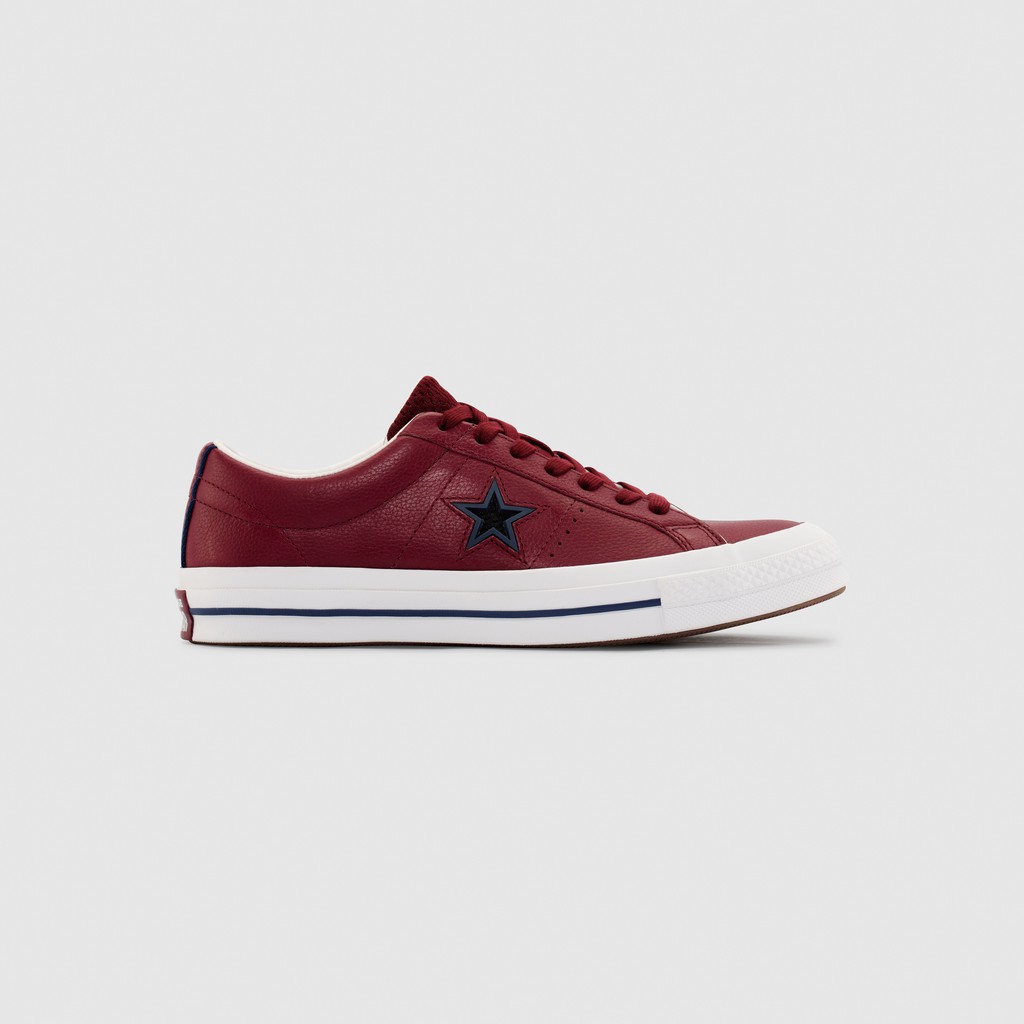 converse one star burgundy